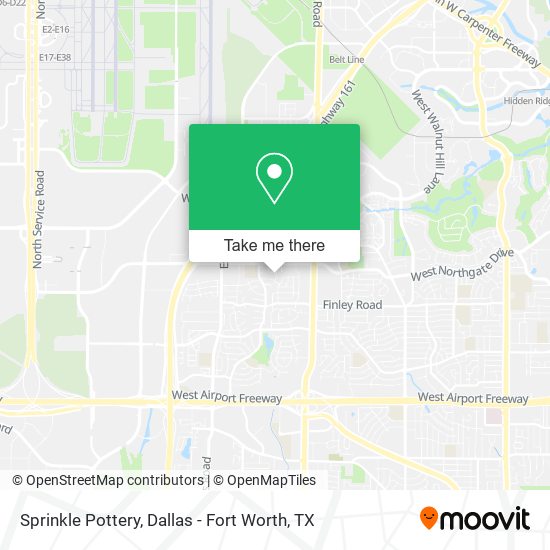 Sprinkle Pottery map