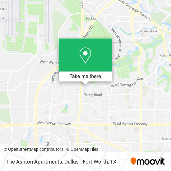 The Ashton Apartments map