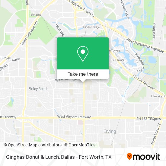 Ginghas Donut & Lunch map