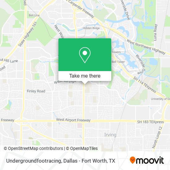 Undergroundfootracing map