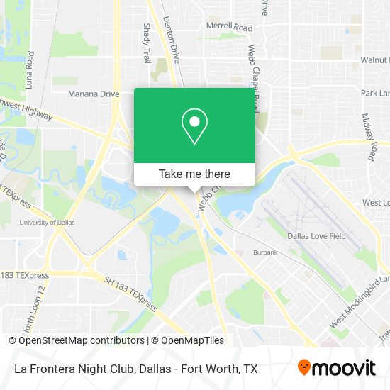La Frontera Night Club map