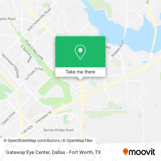 Gateway Eye Center map