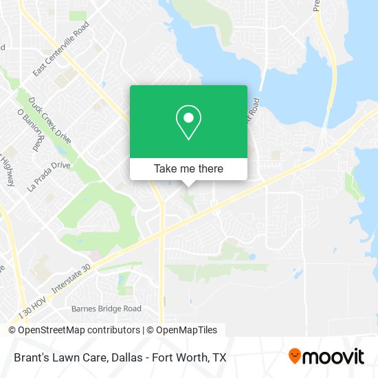 Brant's Lawn Care map
