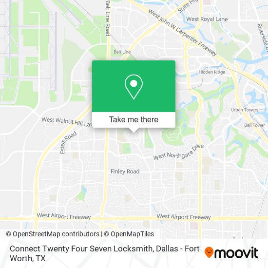 Connect Twenty Four Seven Locksmith map