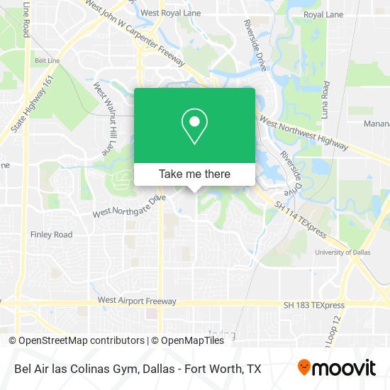 Bel Air las Colinas Gym map