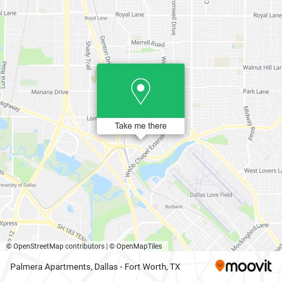 Palmera Apartments map