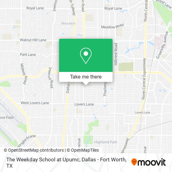 The Weekday School at Upumc map