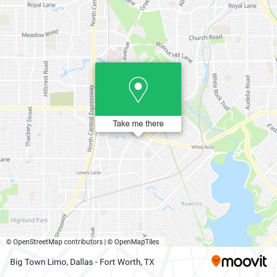 Big Town Limo map