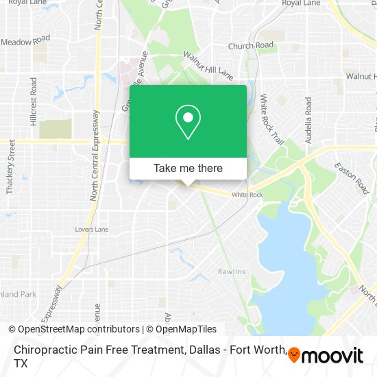 Chiropractic Pain Free Treatment map