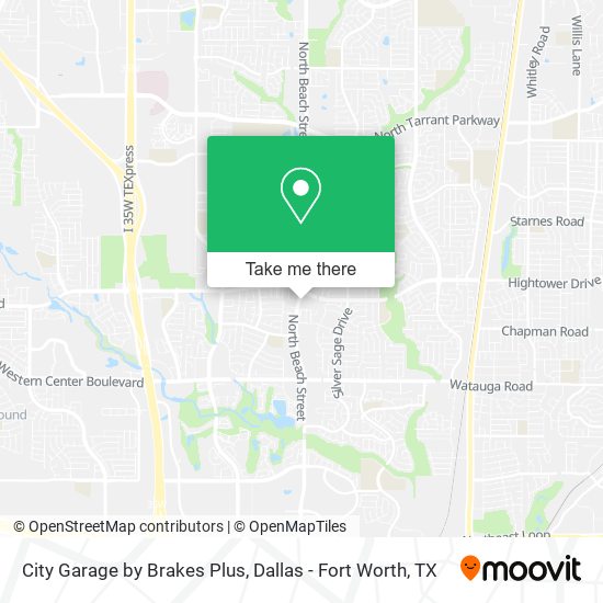 Mapa de City Garage by Brakes Plus