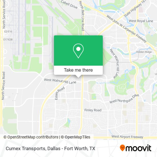 Cumex Transports map