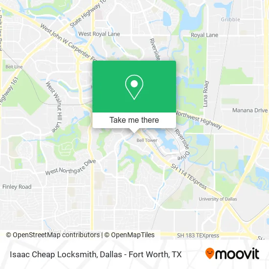 Isaac Cheap Locksmith map