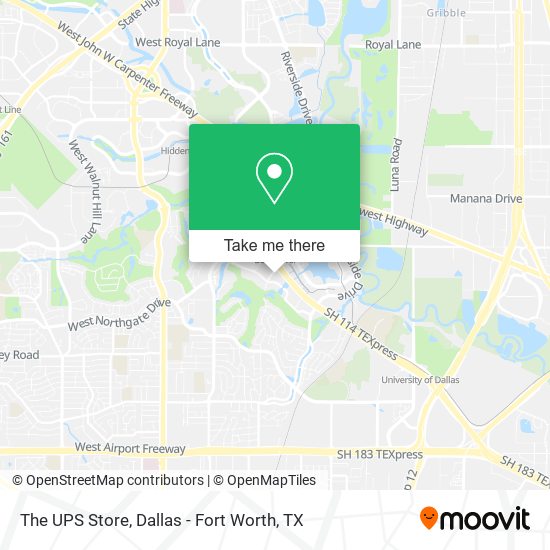 Mapa de The UPS Store