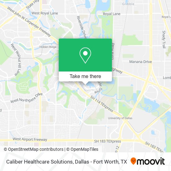Caliber Healthcare Solutions map