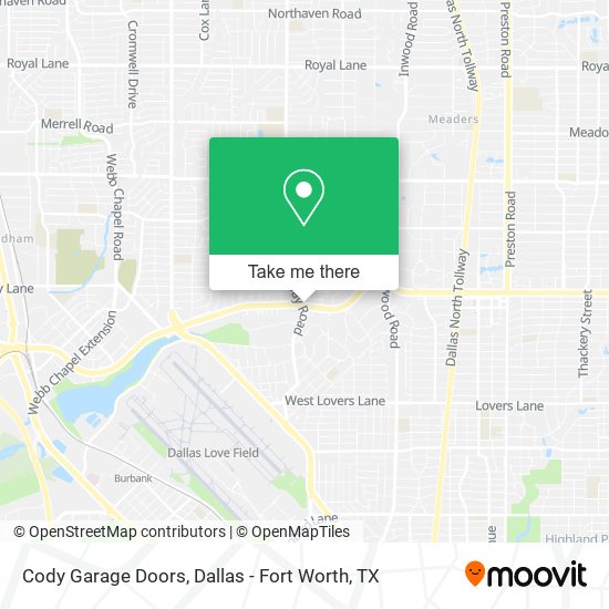 Cody Garage Doors map