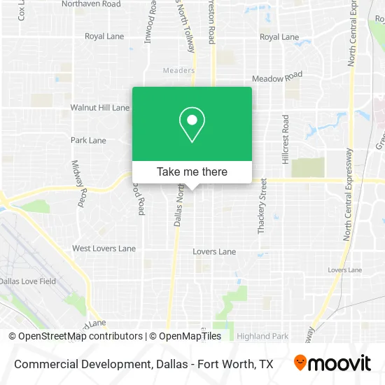 Commercial Development map