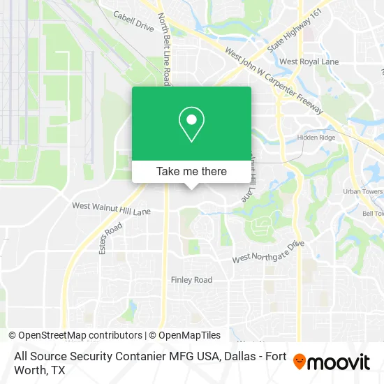 All Source Security Contanier MFG USA map