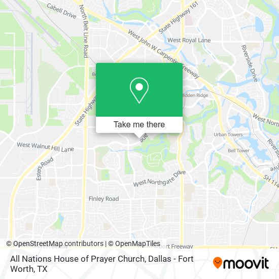 All Nations House of Prayer Church map