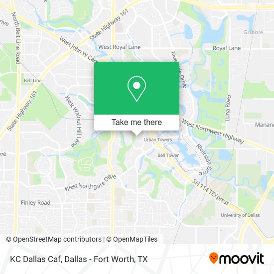 KC Dallas Caf map