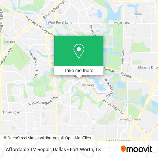 Mapa de Affordable TV Repair
