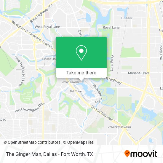 Mapa de The Ginger Man