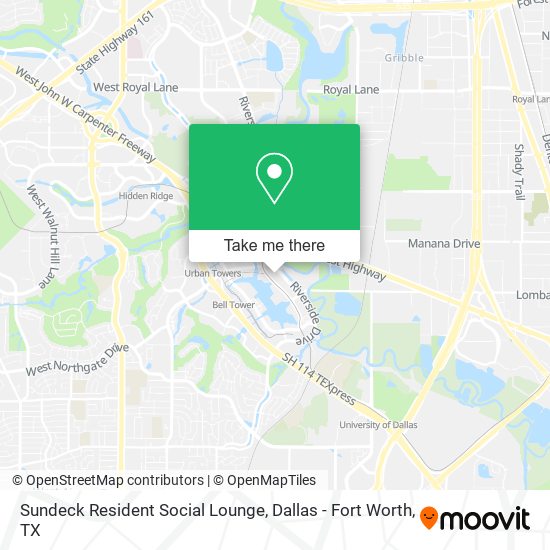 Sundeck Resident Social Lounge map
