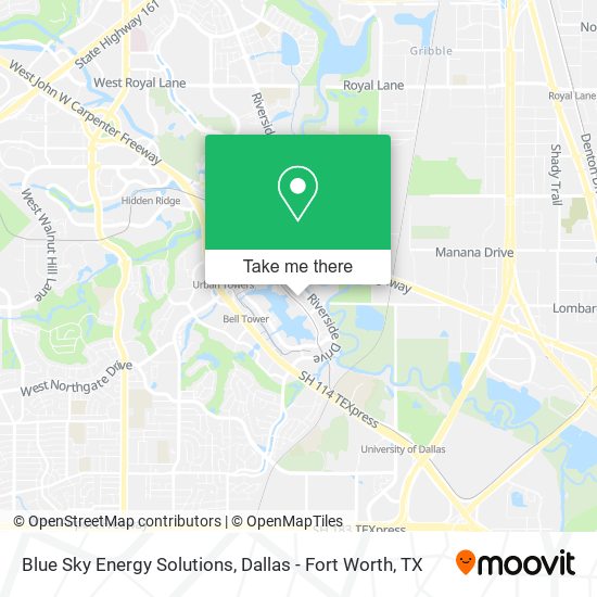 Mapa de Blue Sky Energy Solutions
