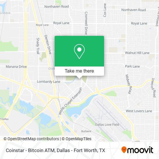 Mapa de Coinstar - Bitcoin ATM