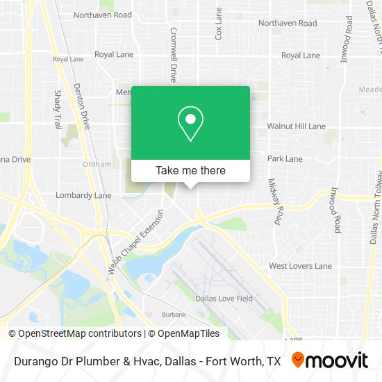 Durango Dr Plumber & Hvac map