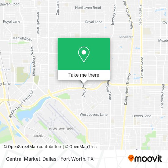 Mapa de Central Market