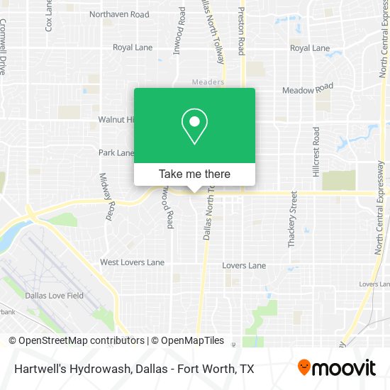 Mapa de Hartwell's Hydrowash