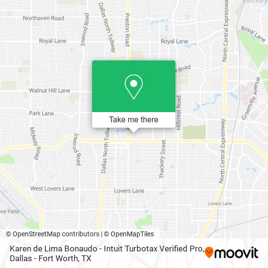 Mapa de Karen de Lima Bonaudo - Intuit Turbotax Verified Pro