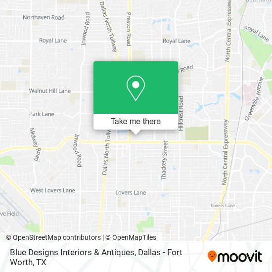 Blue Designs Interiors & Antiques map