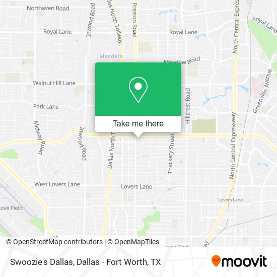 Swoozie's Dallas map