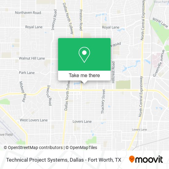 Mapa de Technical Project Systems