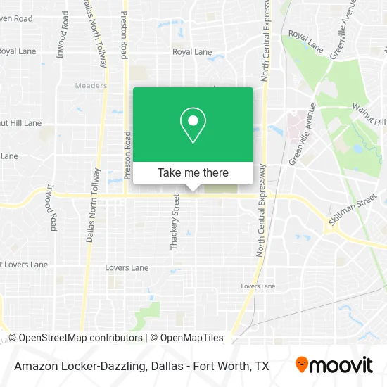 Amazon Locker-Dazzling map