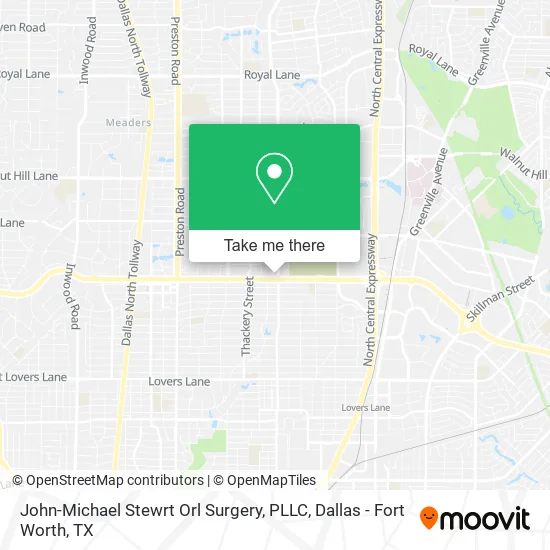 John-Michael Stewrt Orl Surgery, PLLC map