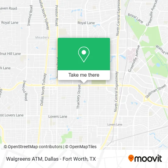 Walgreens ATM map