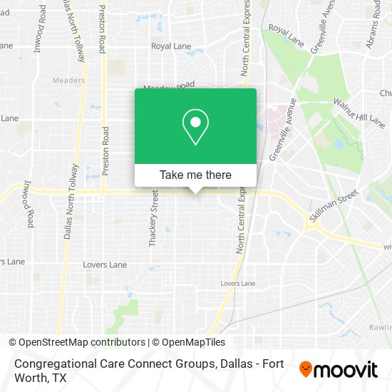 Mapa de Congregational Care Connect Groups