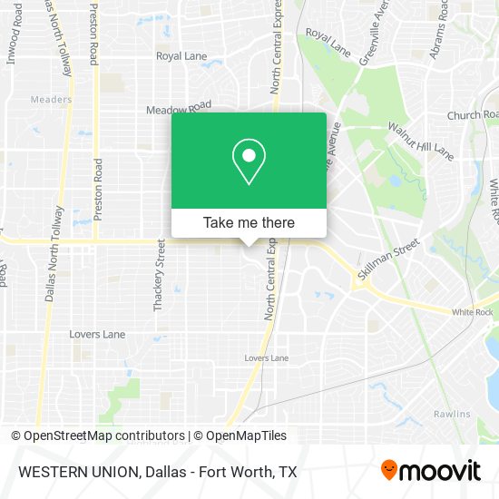 Mapa de WESTERN UNION
