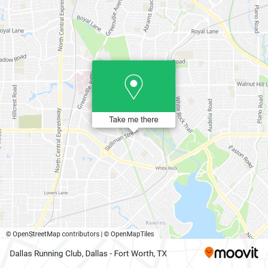 Mapa de Dallas Running Club