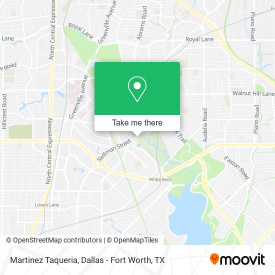 Mapa de Martinez Taqueria