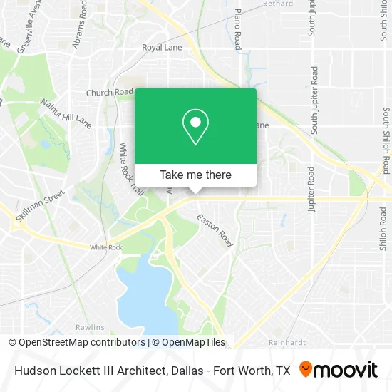 Mapa de Hudson Lockett III Architect
