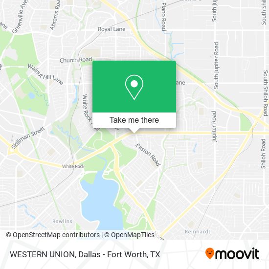 WESTERN UNION map