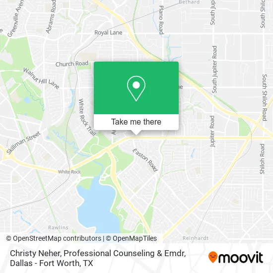 Mapa de Christy Neher, Professional Counseling & Emdr