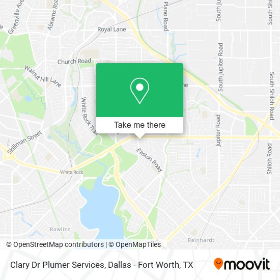 Clary Dr Plumer Services map