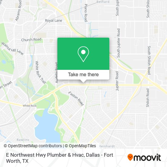 E Northwest Hwy Plumber & Hvac map