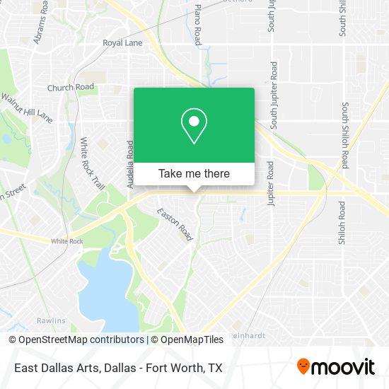 Mapa de East Dallas Arts