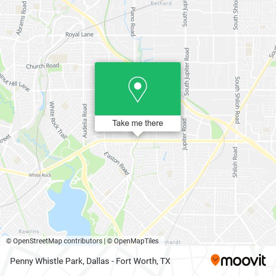 Mapa de Penny Whistle Park