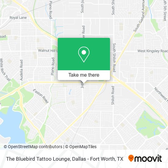 Mapa de The Bluebird Tattoo Lounge
